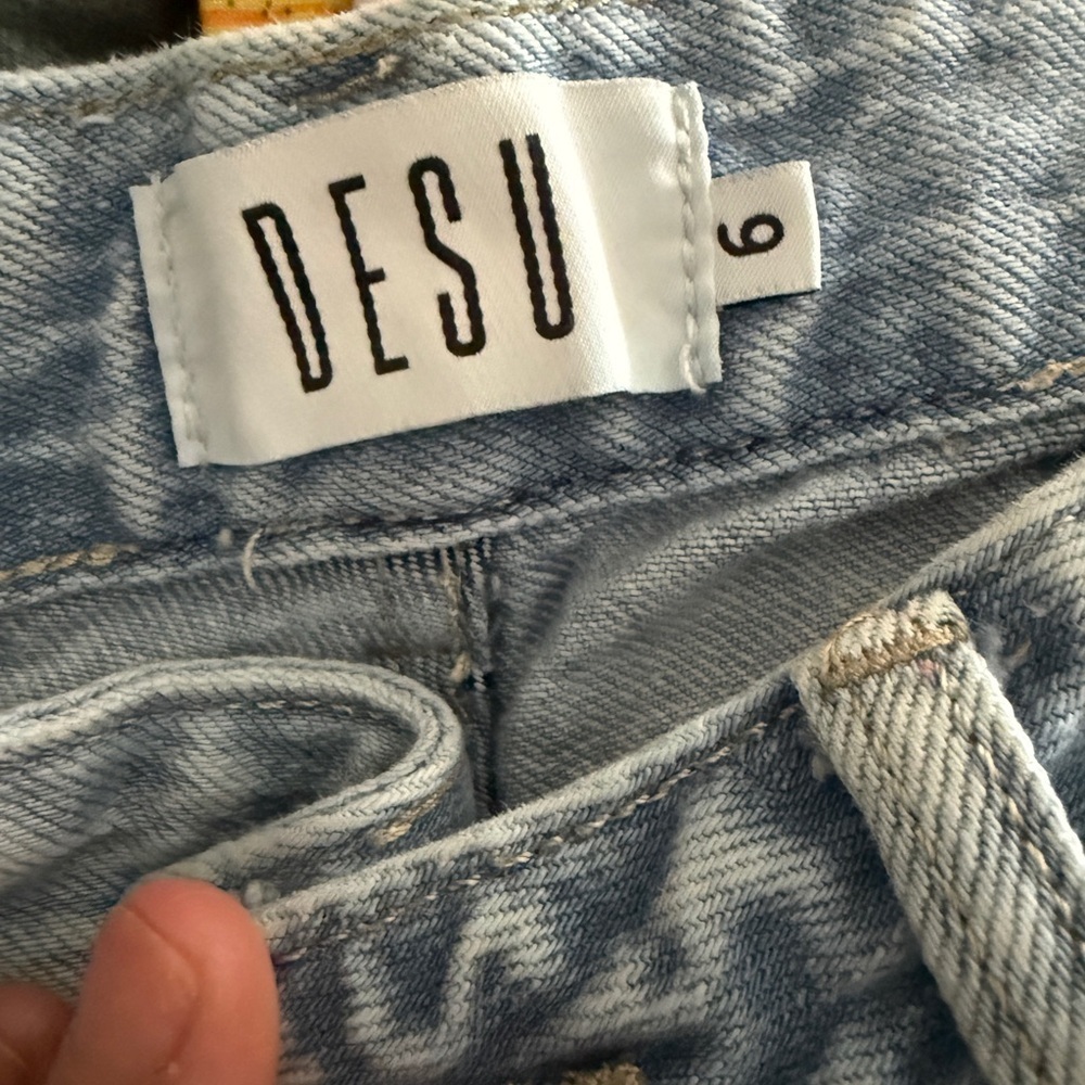 Desu denim light  Blue Women's Jeans- great used condition -Alice straight leg - Picture 5 of 9